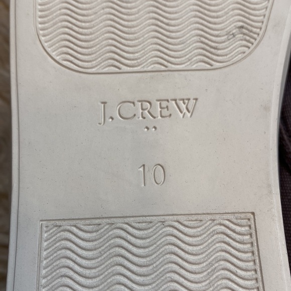 NWT J. Crew Factory Explorer Gray Canvas Slip On Boat Shoes sz 10 - Picture 3 of 10